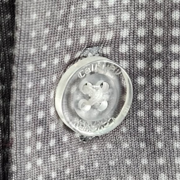 Callaway Opti-Dri Polo Golf Shirt Geometric Mens Size XL Gray Short Sleeve - Picture 8 of 10